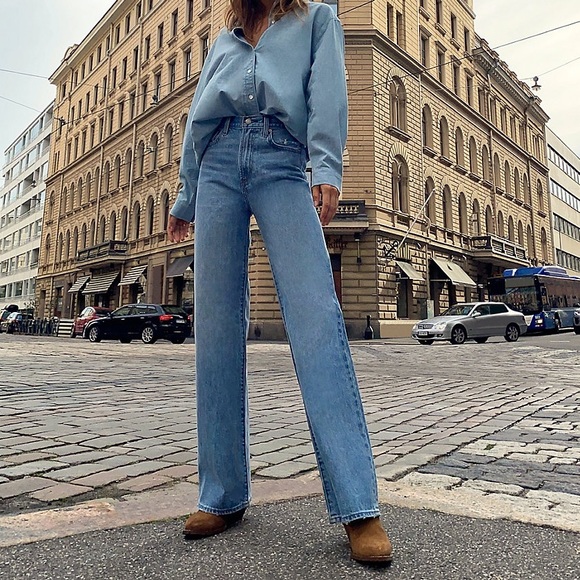 Aritzia Denim - Aritzia Denim Forum The Coco High Rise Wide Leg33L